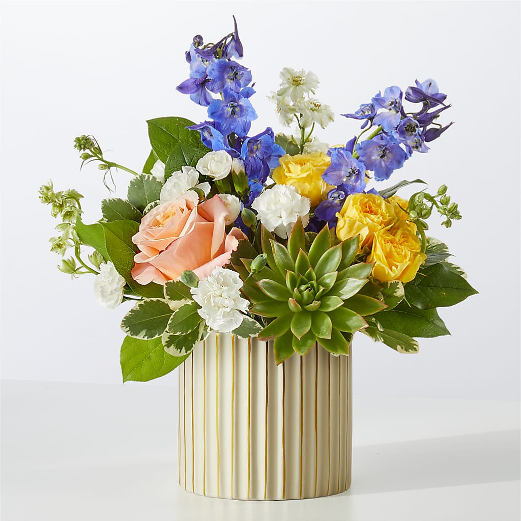 Cobalt Reverie Bouquet – Talia Flowers, Ottawa ON