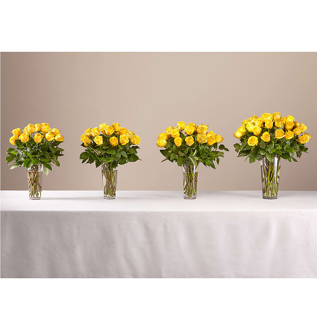 Long Stem Yellow Rose Bouquet – Talia Flowers, Ottawa ON