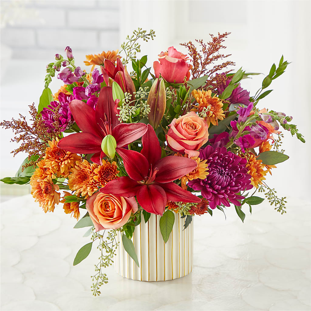 Burgundy Landscape Bouquet – Talia Flowers, Ottawa ON