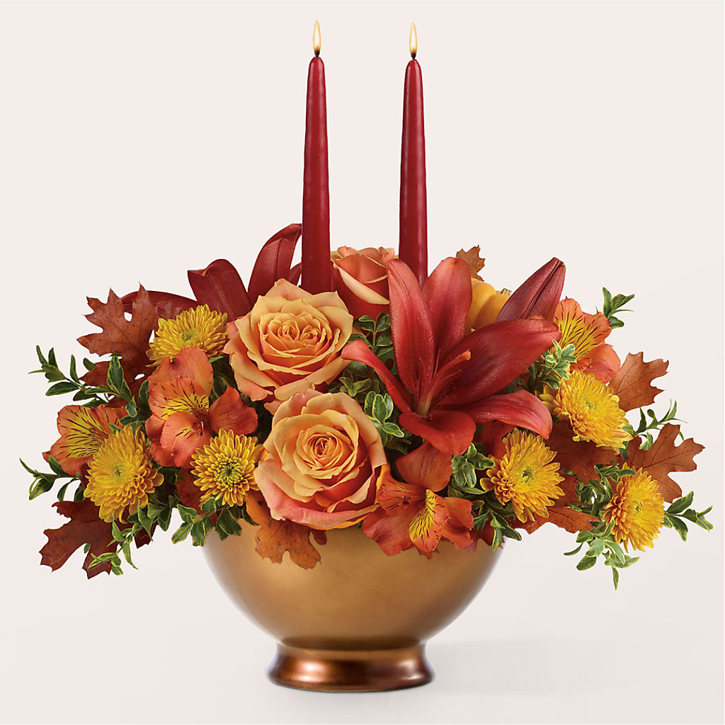 Harvest Table Centerpiece – Talia Flowers, Ottawa ON