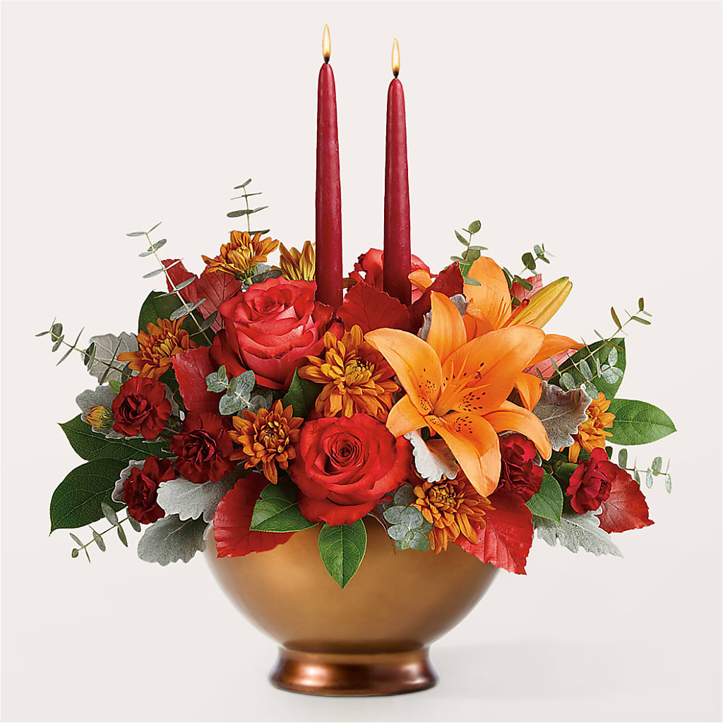 Fruits of Fall Centerpiece – Talia Flowers, Ottawa ON