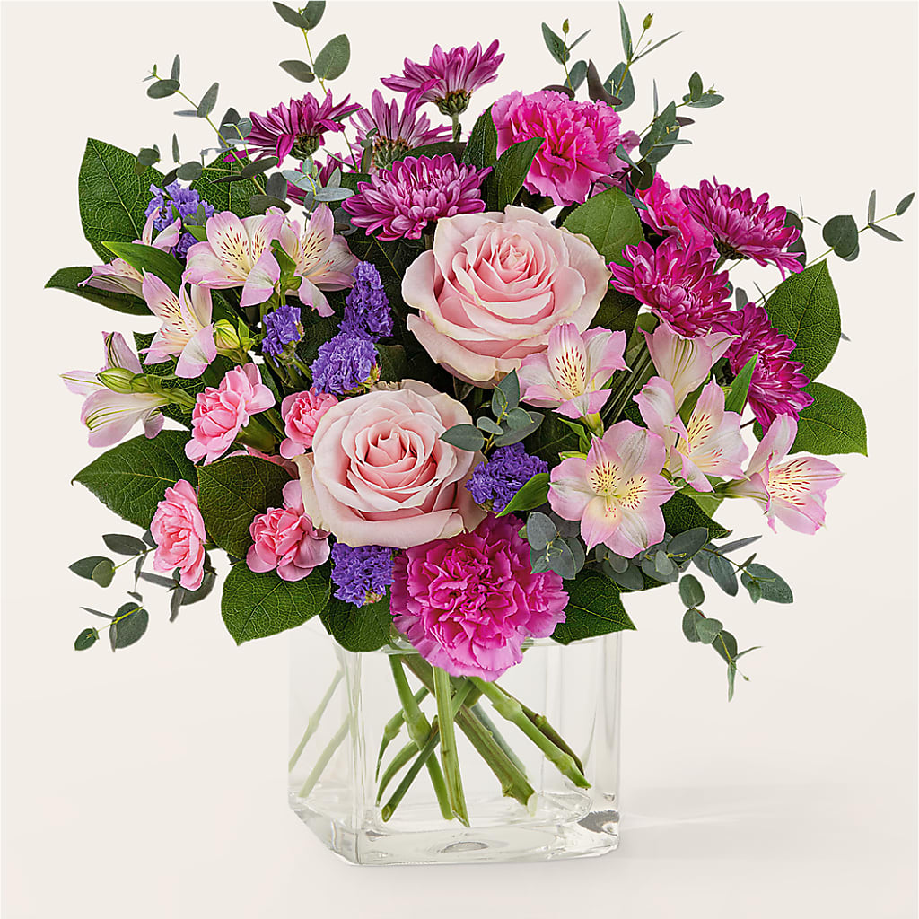 Rosy Radiance Bouquet – Talia Flowers, Ottawa ON