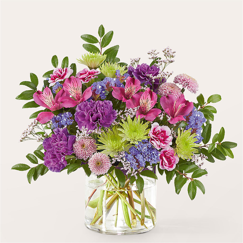 Glass Half Full Bouquet – Talia Flowers, Ottawa ON