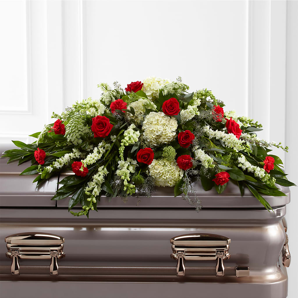 Sincerity Casket Spray – Talia Flowers, Ottawa ON