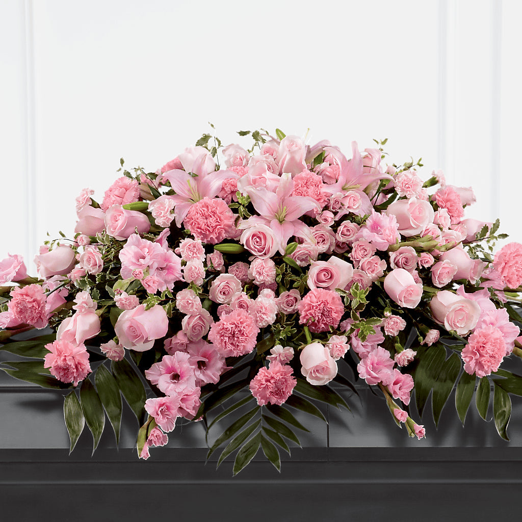 Garden of Comfort Casket Spray (Standard) – Talia Flowers, Ottawa ON