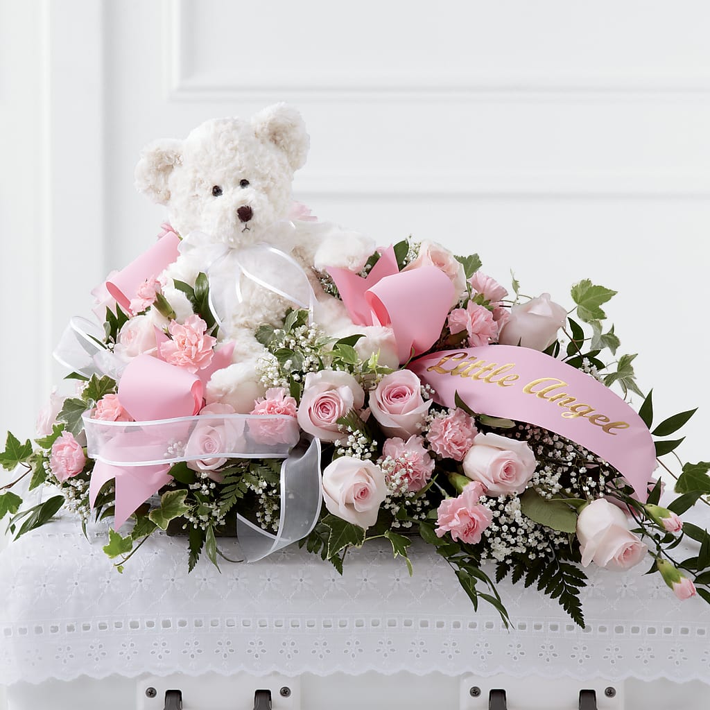 Touch of Sympathy Casket Spray – Talia Flowers, Ottawa ON