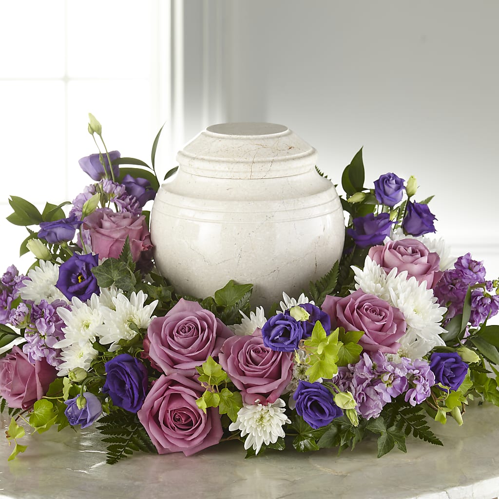 Blooming Sympathy Cremation Adornment – Talia Flowers, Ottawa ON