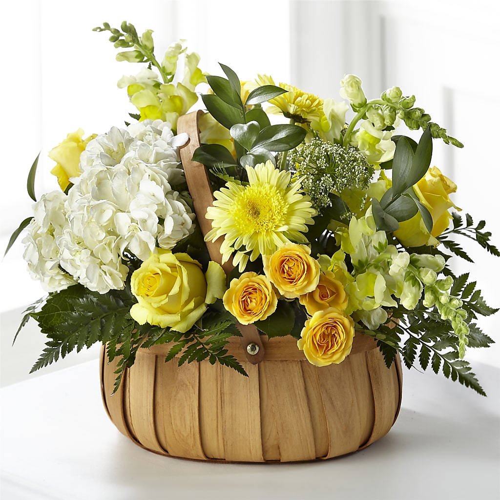 Rustic Remembrance Basket – Talia Flowers, Ottawa ON