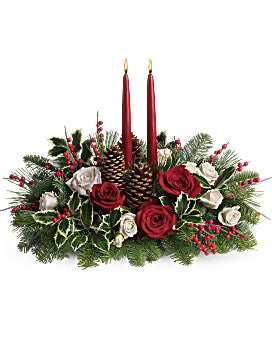 Christmas Wishes Centerpiece – Talia Flowers, Ottawa ON