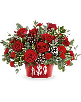 Teleflora's Winter Whimsy Centerpiece – Talia Flowers, Ottawa ON