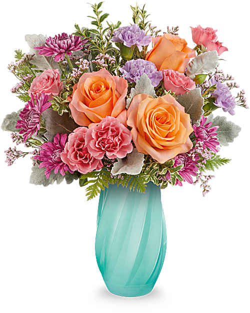Teleflora's Blue Radiance Bouquet – Talia Flowers, Ottawa ON