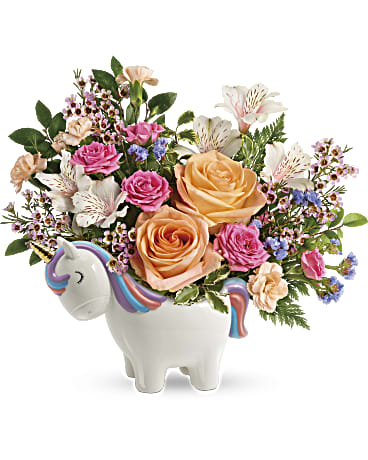 Teleflora's Magical Garden Unicorn Bouquet – Talia Flowers, Ottawa ON