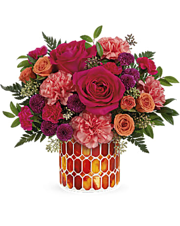Teleflora's Sunset Blooms Bouquet – Talia Flowers, Ottawa ON