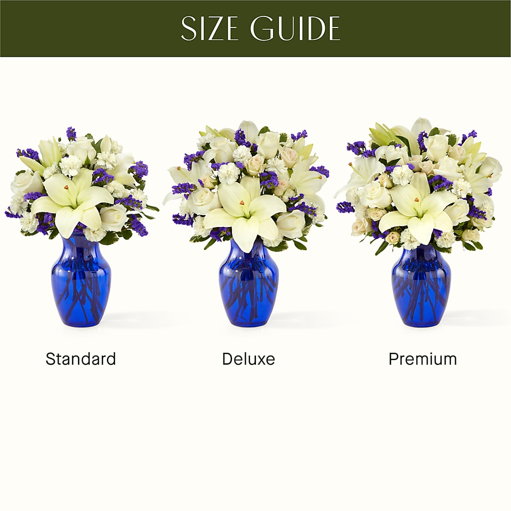 Sapphire Rush Bouquet – Talia Flowers, Ottawa ON