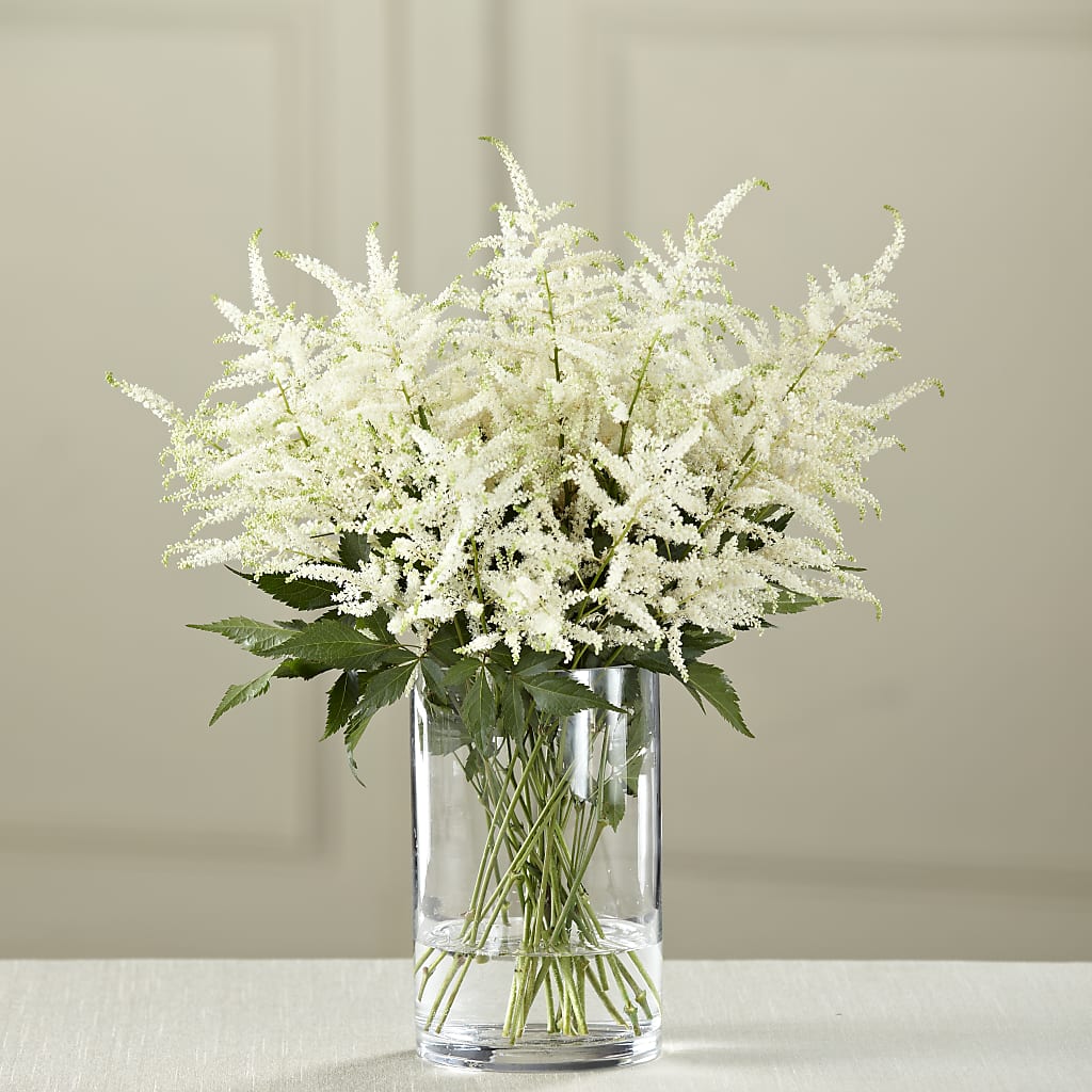 White Astilbe Bouquet – Talia Flowers, Ottawa ON