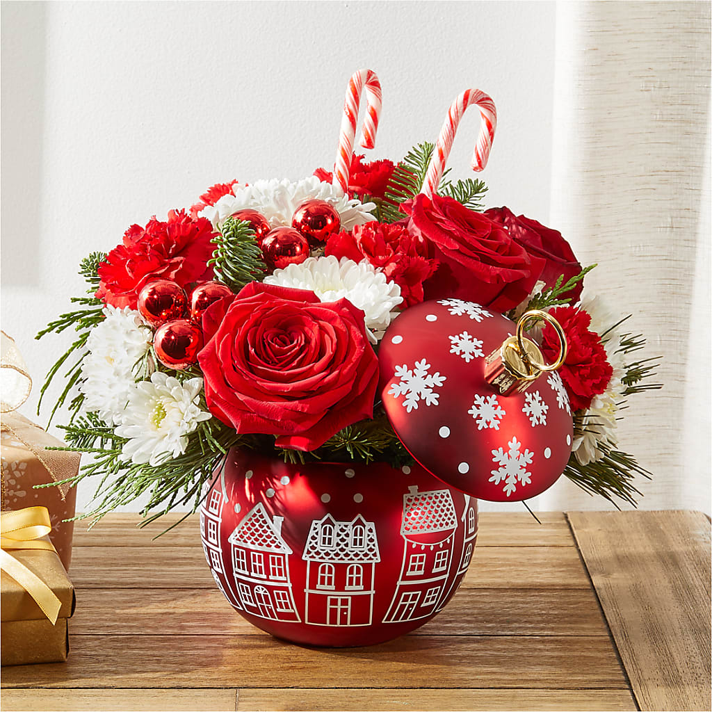 Cheer in the Air Ornament –  Talia Flowers, Ottawa ON