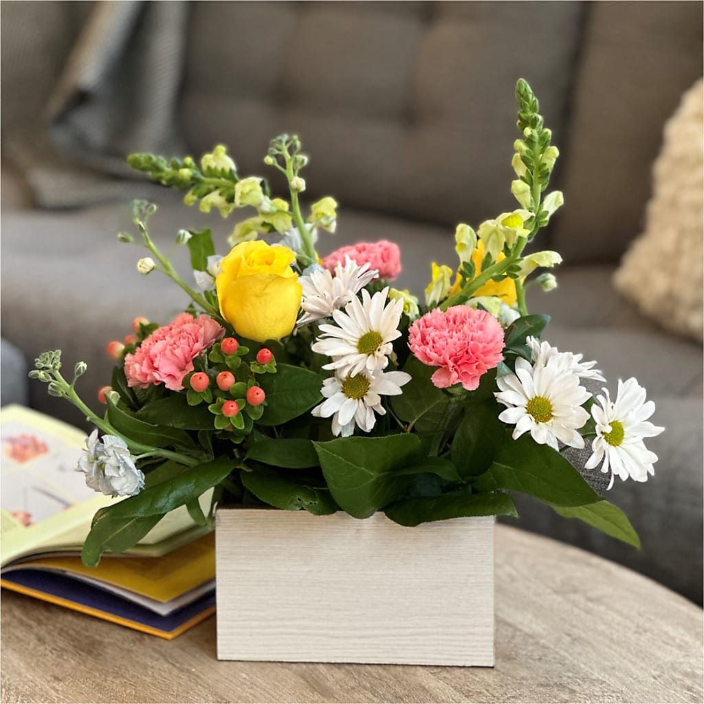 Sun Salutation Box Bouquet –  Talia Flowers, Ottawa ON