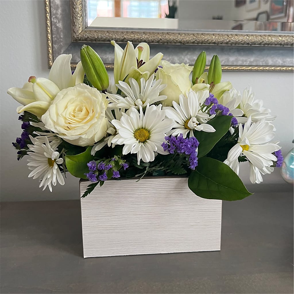 Beyond Blue Box Bouquet –  Talia Flowers, Ottawa ON