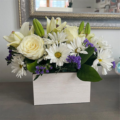 Beyond Blue Box Bouquet –  Talia Flowers, Ottawa ON