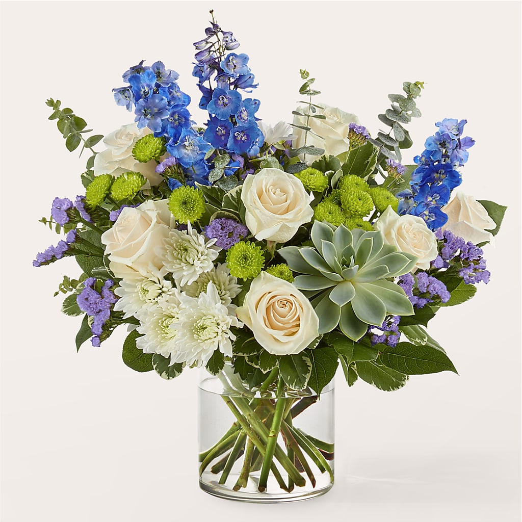 Cerulean Waves Bouquet –  Talia Flowers, Ottawa ON