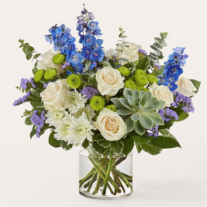 Cerulean Waves Bouquet –  Talia Flowers, Ottawa ON