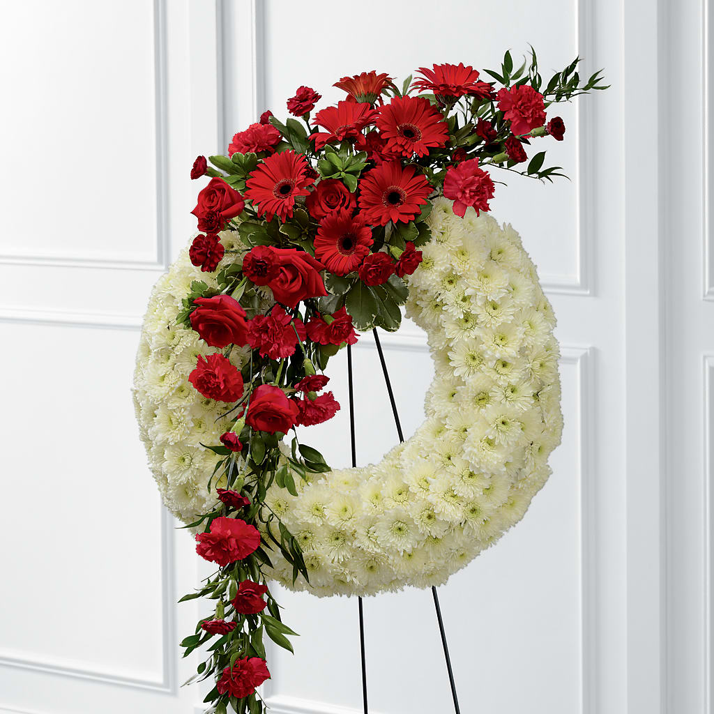 Graceful Tribute Wreath –  Talia Flowers, Ottawa ON