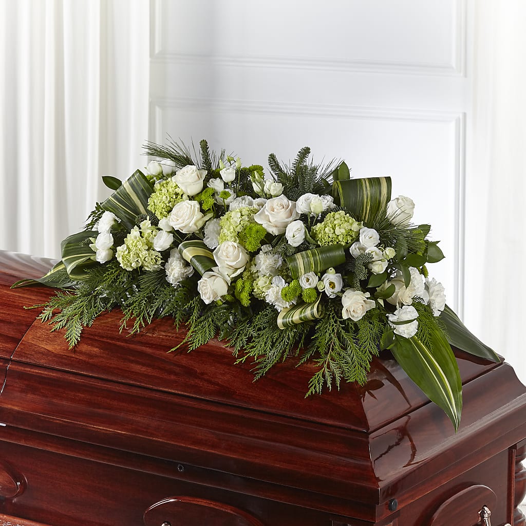 Hopeful Gesture Casket Spray –  Talia Flowers, Ottawa ON