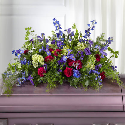 Always Treasured Casket Spray –  Talia Flowers, Ottawa ON